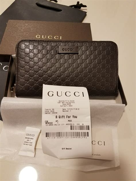 gucci purse receipt|where to buy gucci purses.